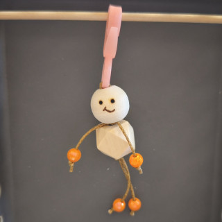 Schlüsselanhänger Männchen Orange 3