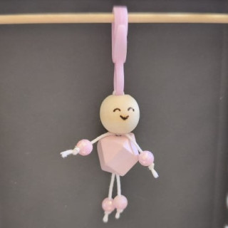 Schlüsselanhänger Männchen Rosa 1