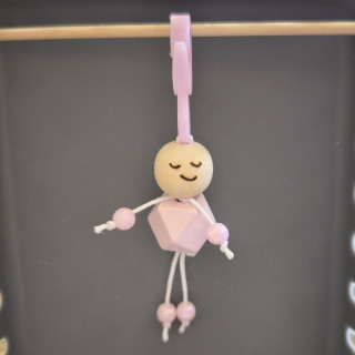 Schlüsselanhänger Männchen Rosa 2