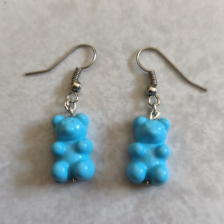 Ohrhänger mit Gummibärchen Blau