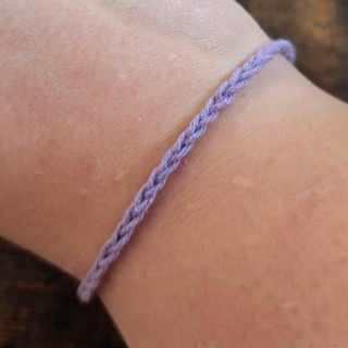 Zartes Armband/Fußbändchen aus 100 % Baumwolle