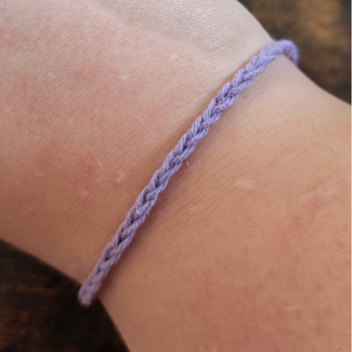 Zartes Armband/Fußbändchen aus 100 % Baumwolle